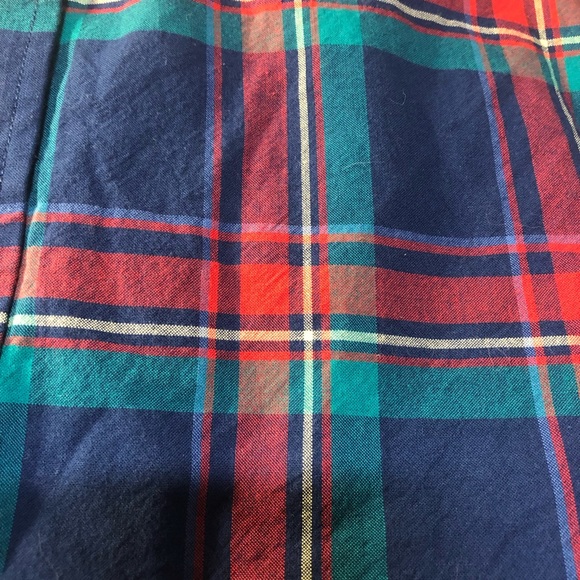 Old Navy Long Sleeve Button down plaid shirt Mens Large slim fit - Picture 2 of 5